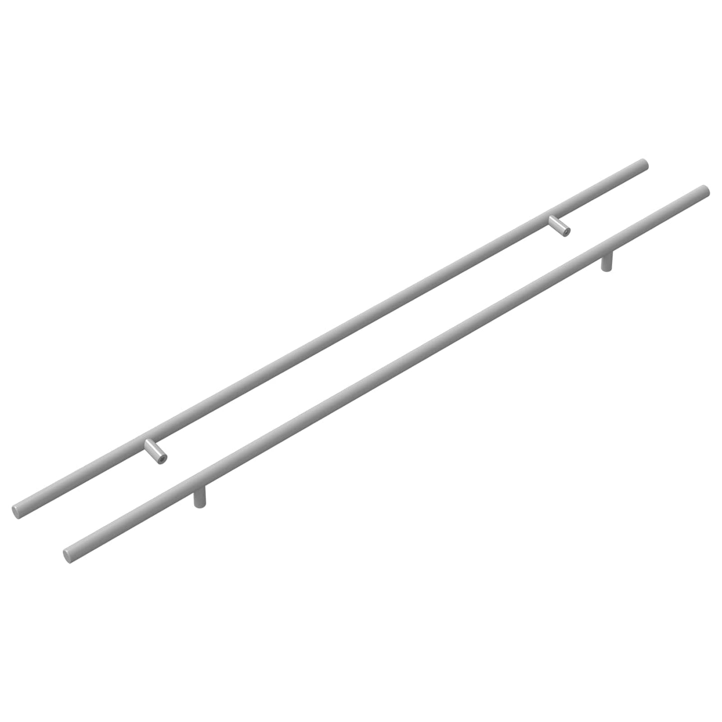 Skab Håndtag 2 pcs Sølv 700 mm Rustfrit stål