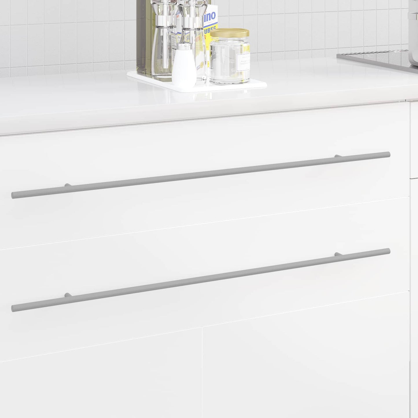 Skab Håndtag 2 pcs Sølv 800 mm Rustfrit stål