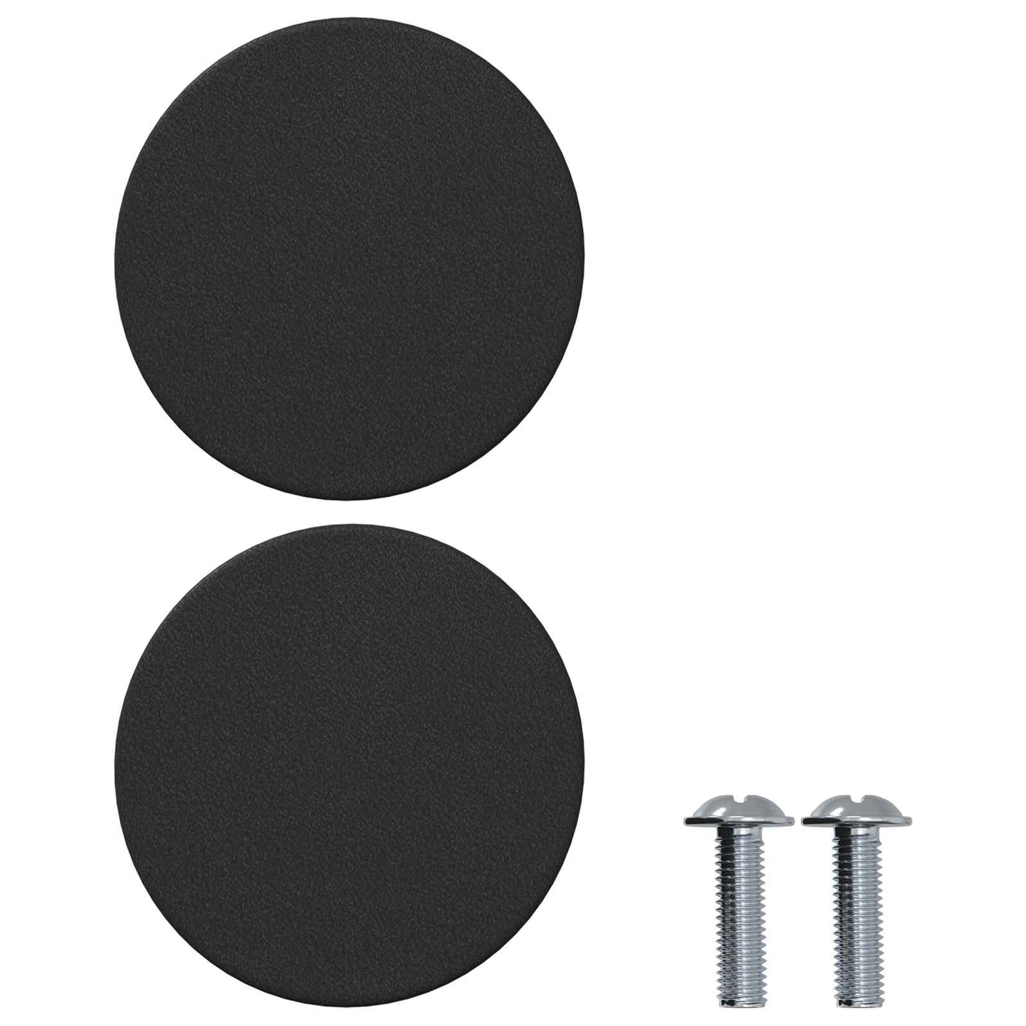 Skabs Knopper 2 pcs Sort M4 x 12 mm Jern
