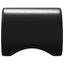 Kabinet Knob 2 pcs Sort 18 x 23 mm Jern