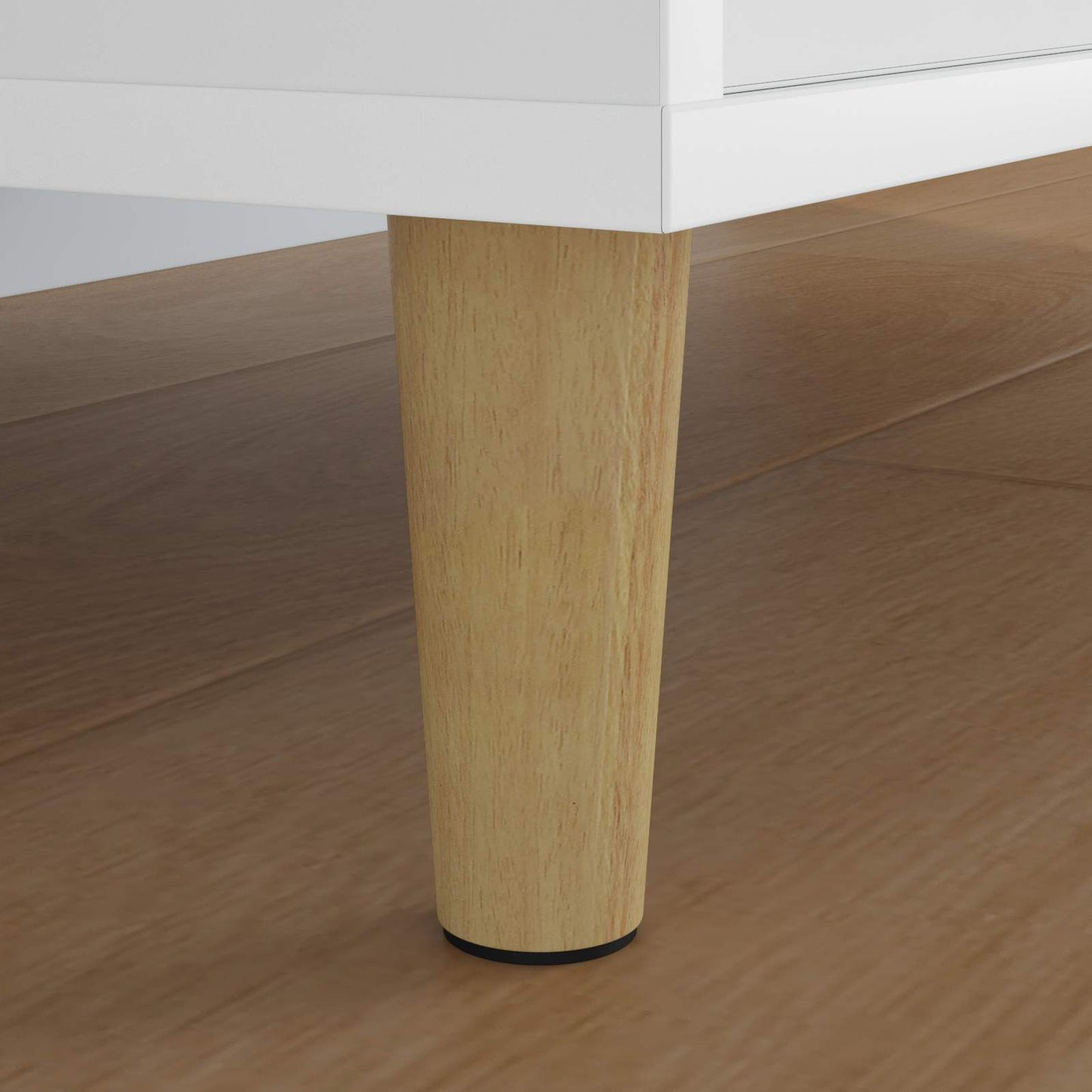 Møbelben 12 pcs Brun Ø 44 x 100 mm Massiv Eucalyptus Træ