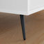 Stående Fødder 2 pcs Sort 56 x 56 x 100 mm Jern