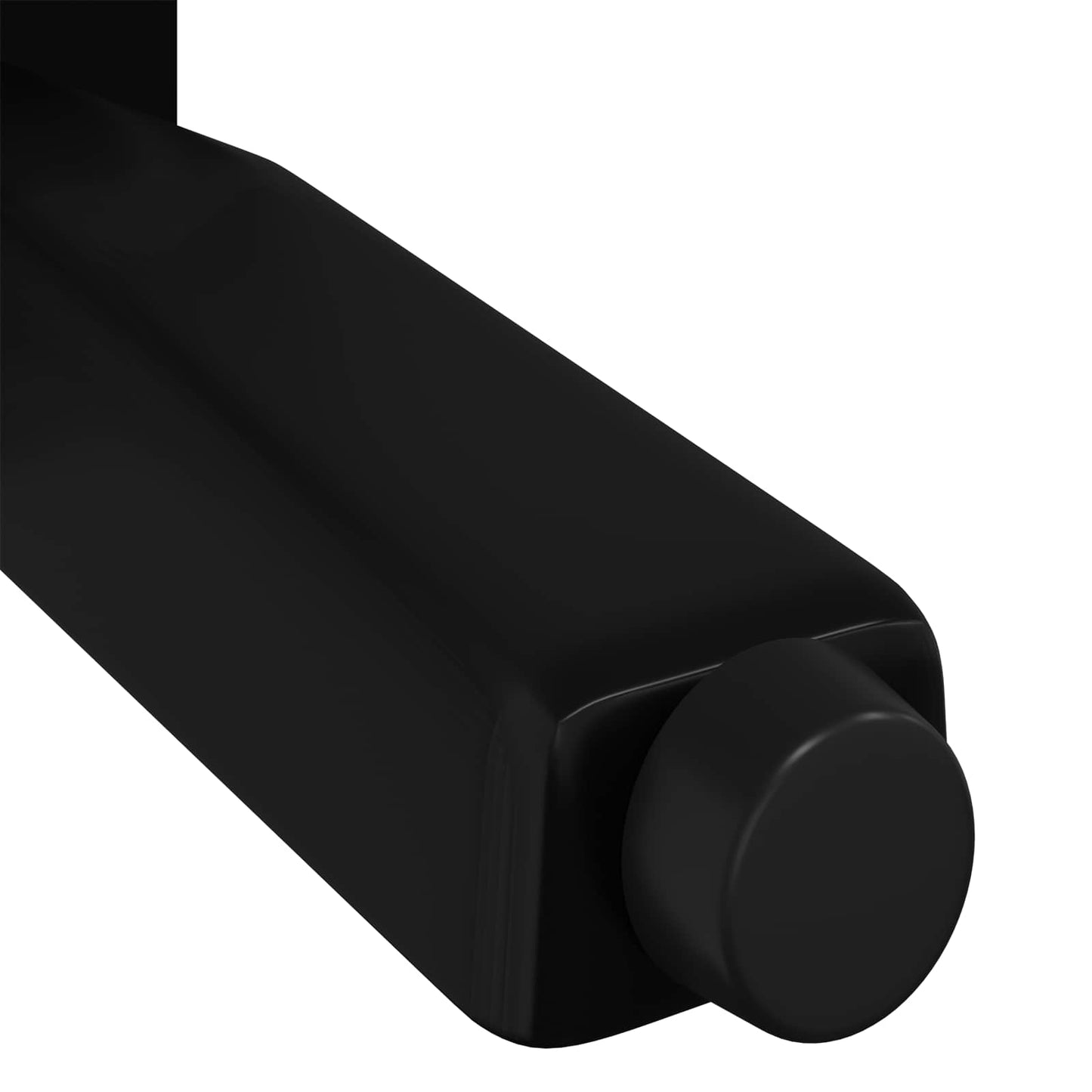 Stående Fødder 2 pcs Sort 40 x 40 x 100 mm Jern