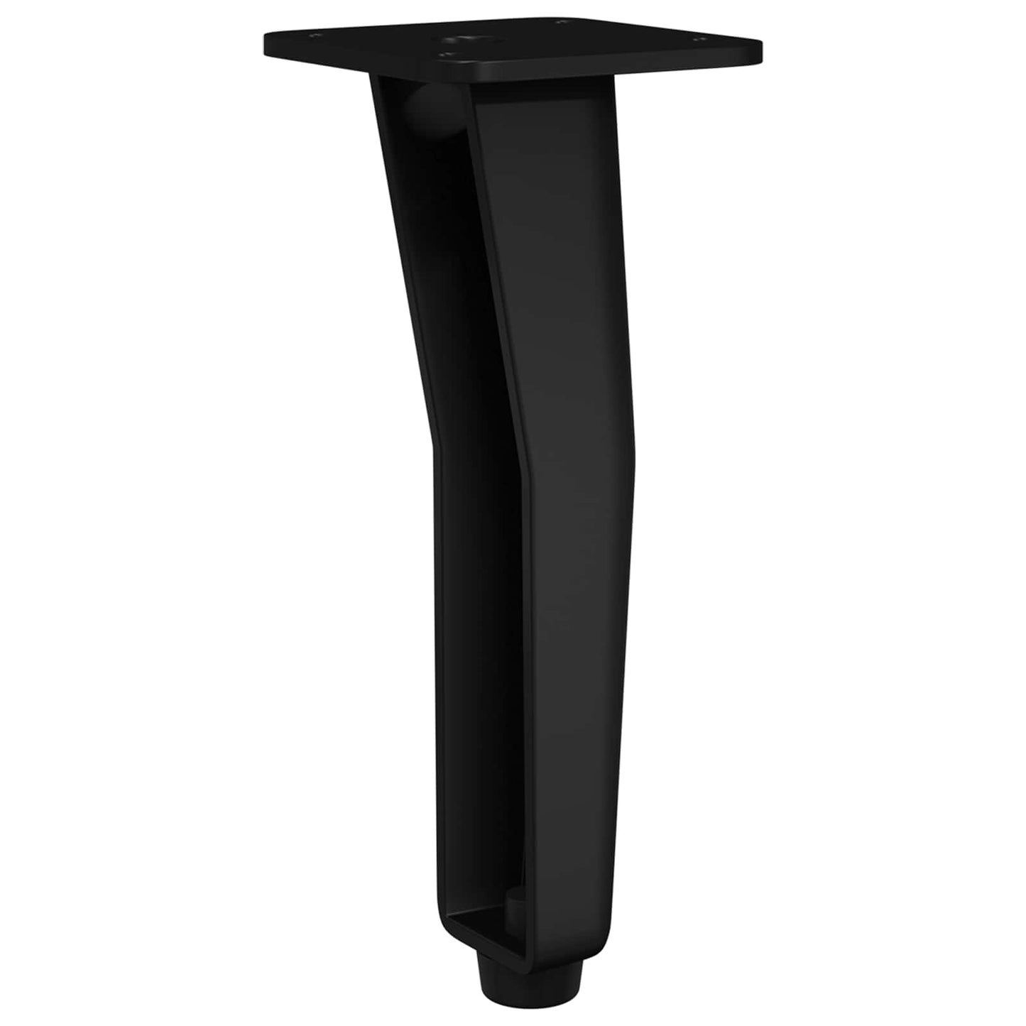 Stående Fødder 2 pcs Sort 40 x 40 x 100 mm Jern