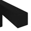 Stående Fødder 2 pcs Sort 57 x 57 x 100 mm Jern