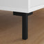 Stående Fødder 2 pcs Sort 57 x 57 x 100 mm Jern