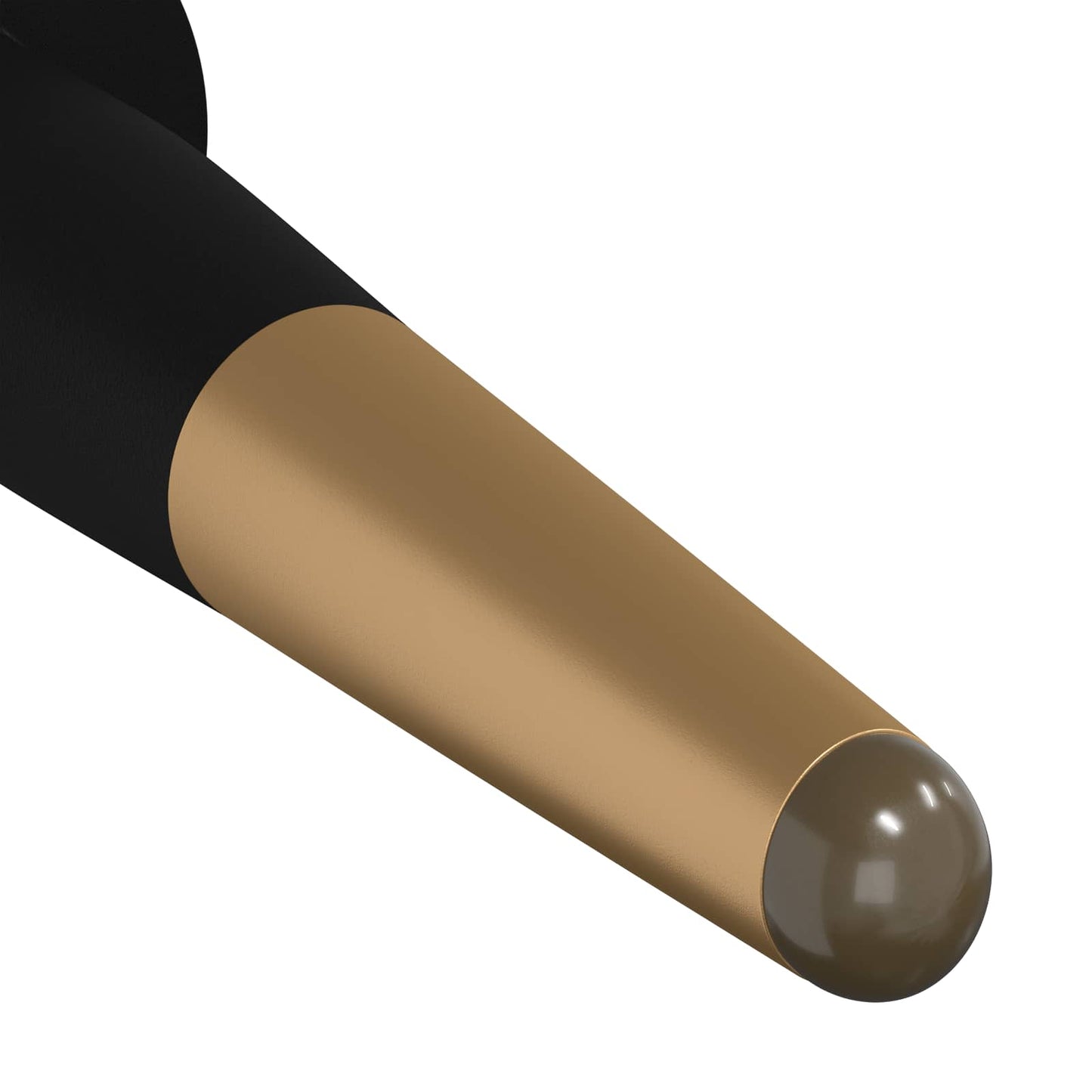 Møbelben 2 pcs Sort og Guld Ø 40 x 98 mm Jern