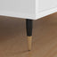 Møbelben 12 pcs Sort og Guld Ø 40 x 98 mm Jern