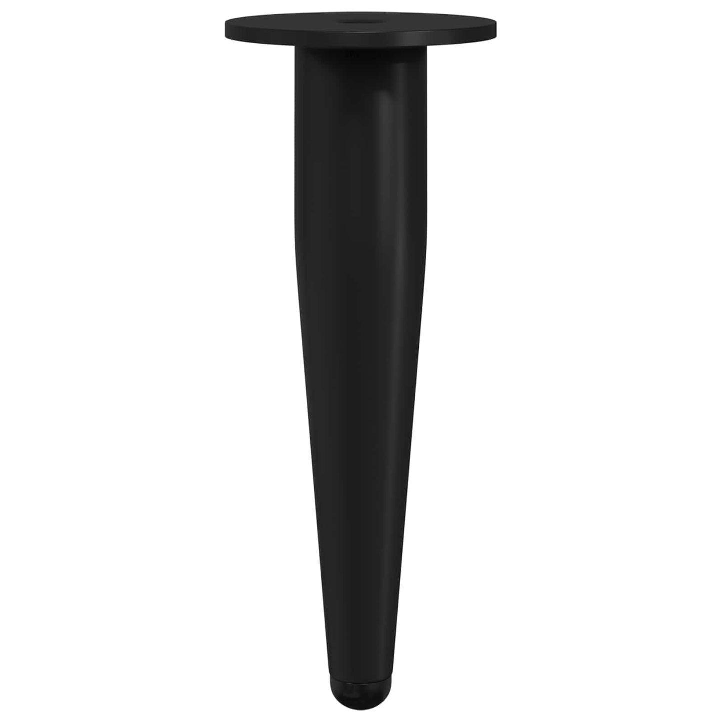 Møbelben 2 pcs Sort Ø 40 x 98 mm Jern