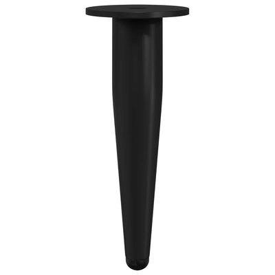 Møbelben 2 pcs Sort Ø 40 x 98 mm Jern