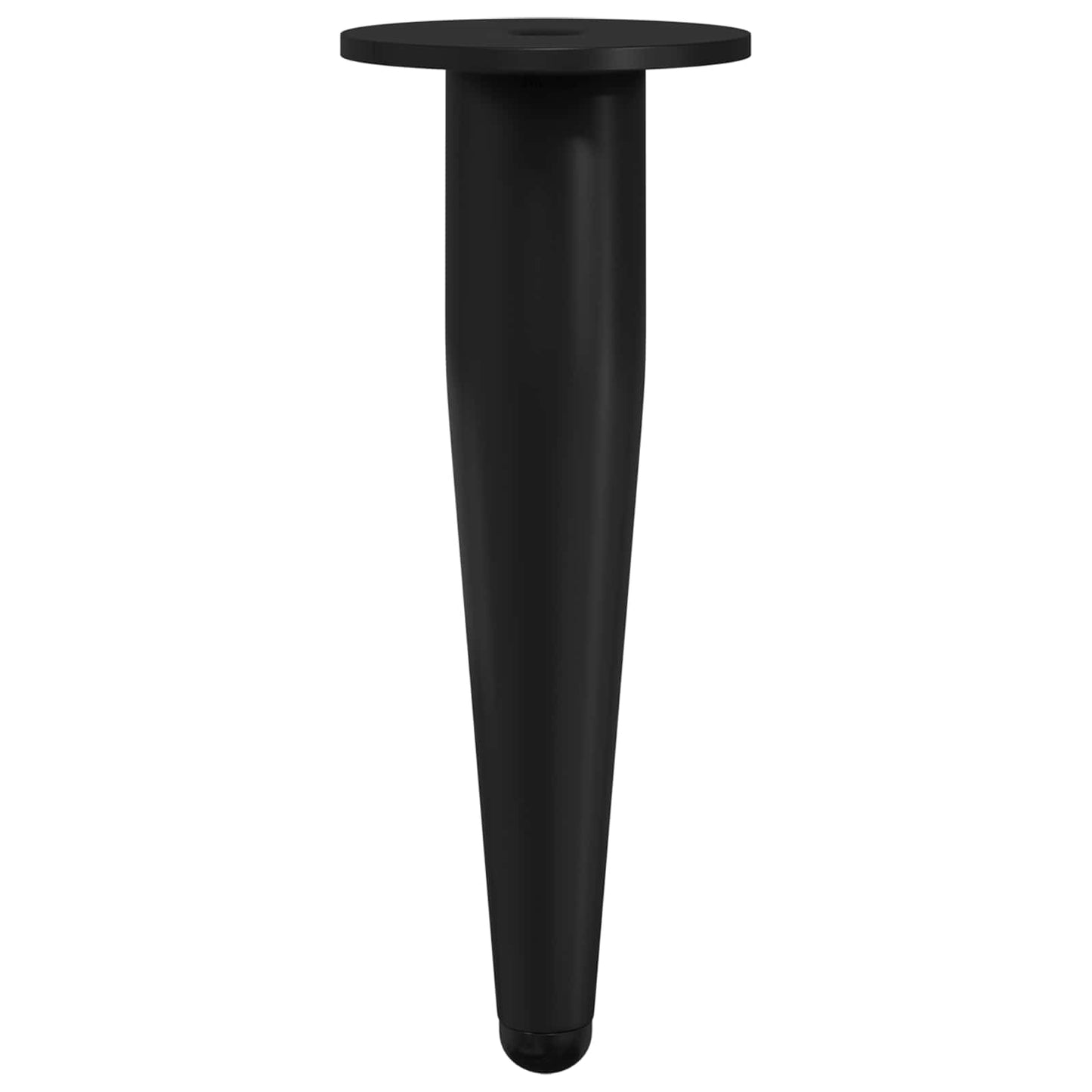 Møbelben 2 pcs Sort Ø 40 x 98 mm Jern