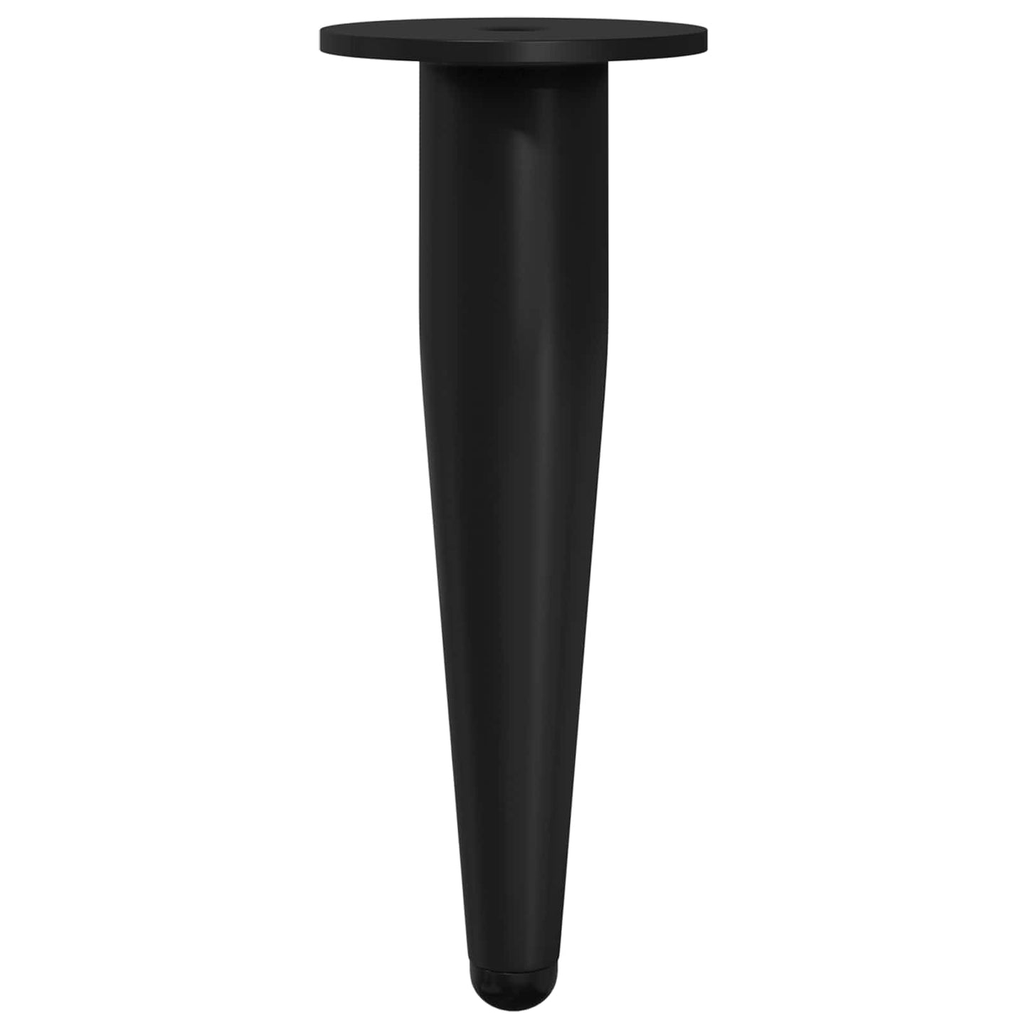 Møbelben 2 pcs Sort Ø 40 x 98 mm Jern