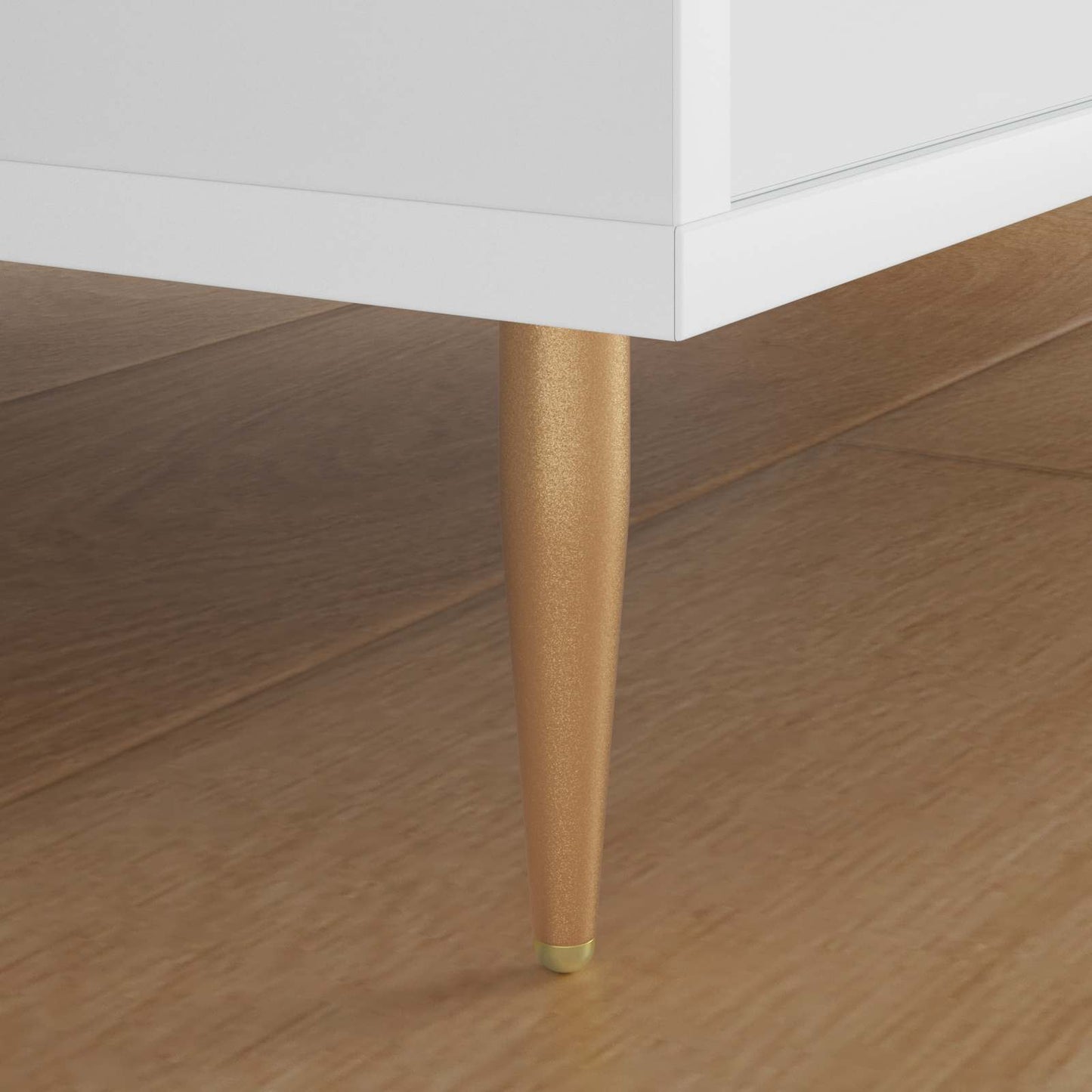 Stående Fødder 12 pcs Guld 98 x 40 mm Jern