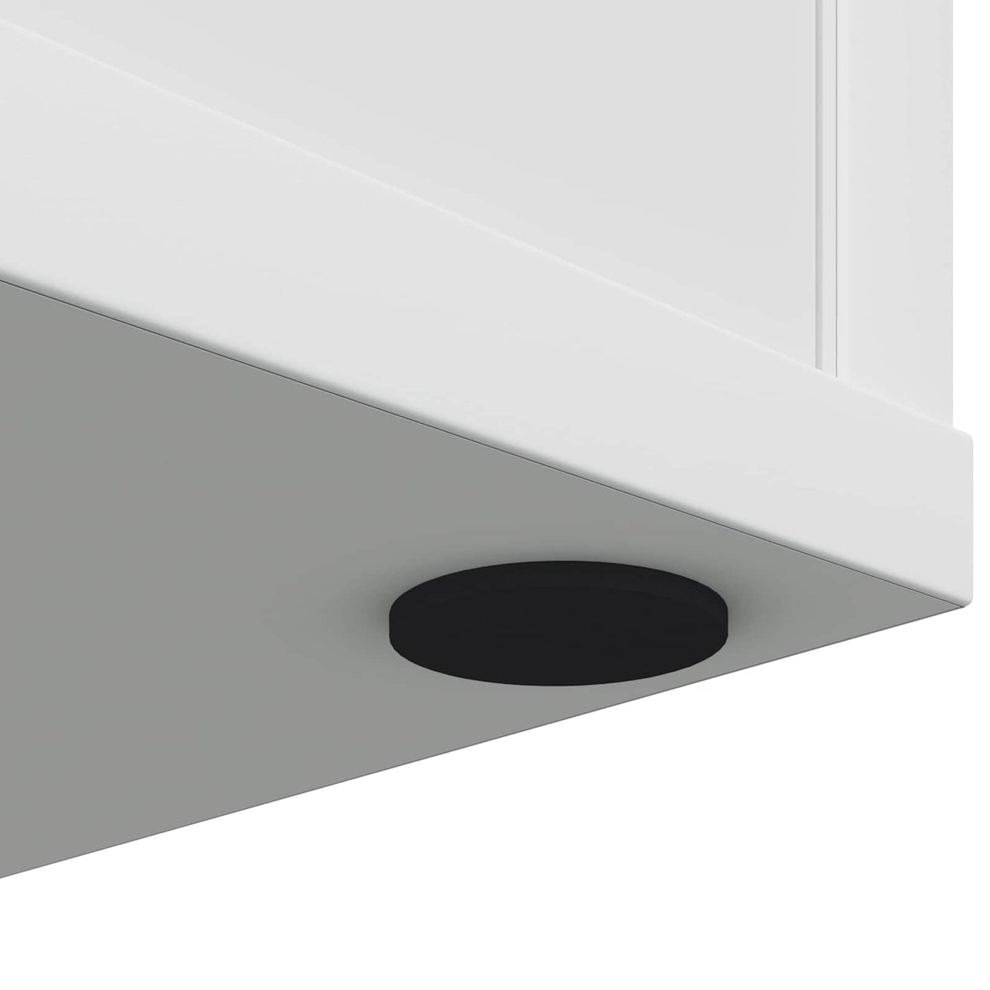 Møbelben puder 2 pcs Sort Ø 30 x 2 mm EVA