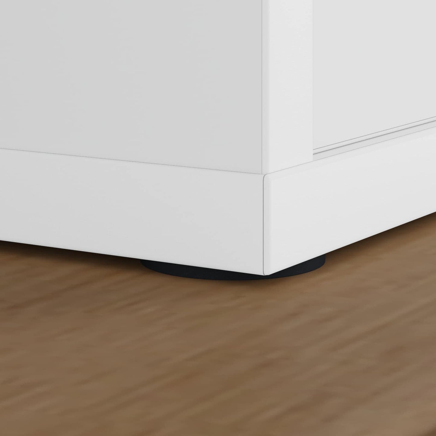 Møbelben puder 2 pcs Sort Ø 30 x 2 mm EVA