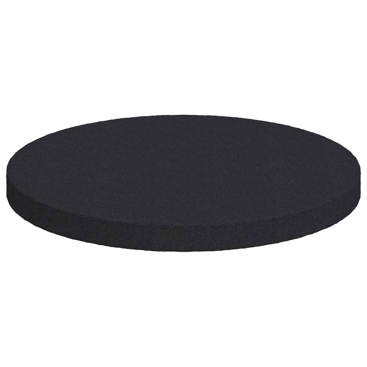 Møbelben puder 2 pcs Sort Ø 30 x 2 mm EVA