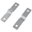 Slagplade 2 pcs Sølv 50 x 10 x 1,2 mm Jern