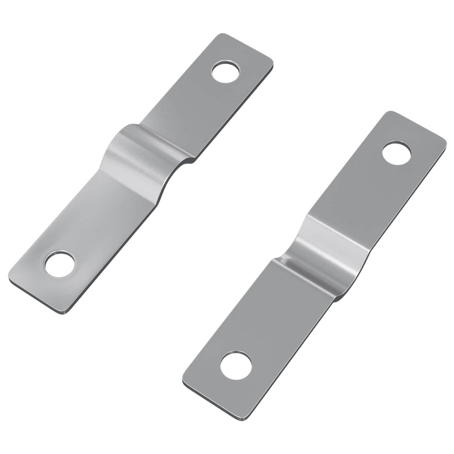 Slagplade 2 pcs Sølv 50 x 10 x 1,2 mm Jern