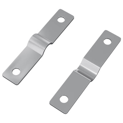 Slagplade 2 pcs Sølv 50 x 10 x 1,2 mm Jern