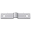 Slagplade 2 pcs Sølv 50 x 10 x 1,2 mm Jern