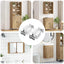 Kabinet hængende beslag 2 pcs Hvid 70 x 48 x 19 mm