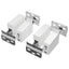 Kabinet hængende beslag 2 pcs Hvid 70 x 48 x 19 mm