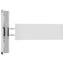 Kabinet hængende beslag 2 pcs Hvid 70 x 48 x 19 mm