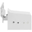 Kabinet hængende beslag 12 pcs Hvid 70 x 48 x 19 mm
