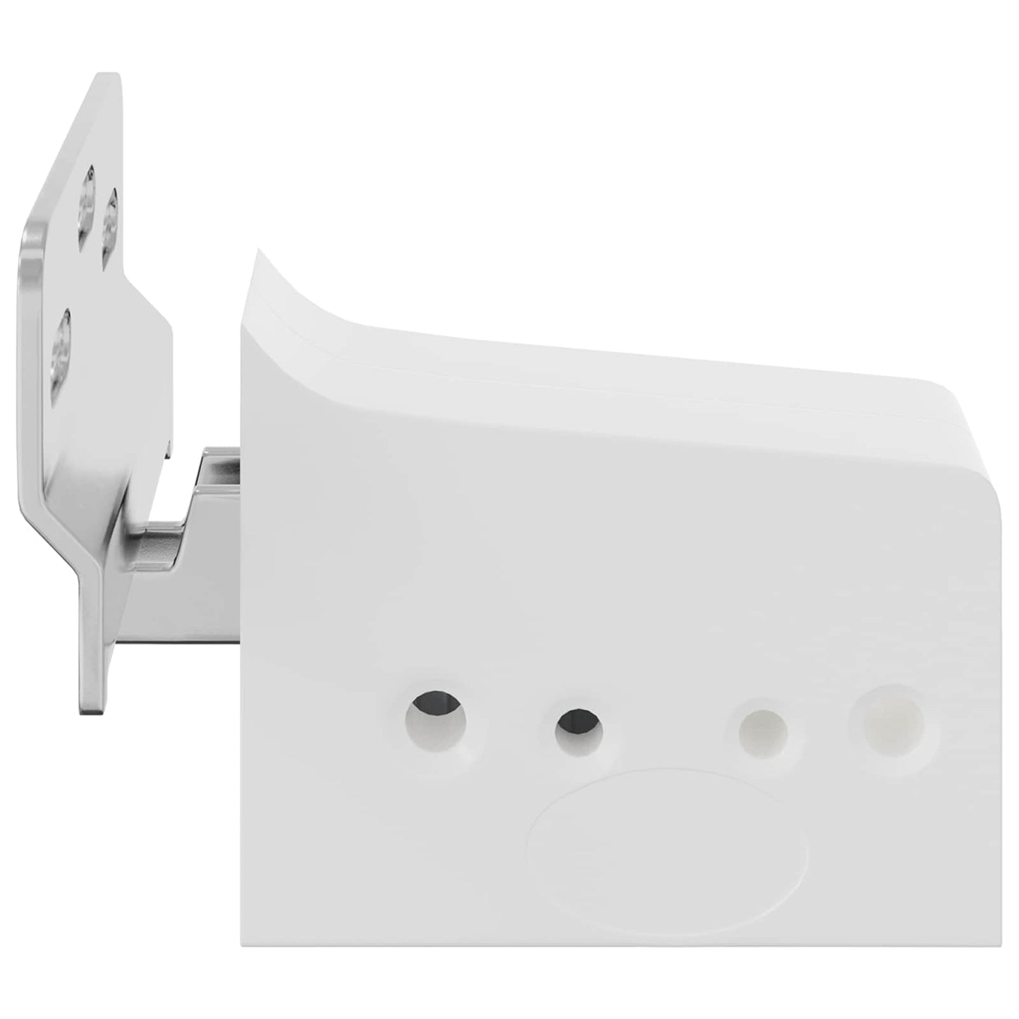 Kabinet hængende beslag 12 pcs Hvid 70 x 48 x 19 mm