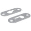 Nøglehul ophæng 2 pcs Sølv 45 x 16 x 3.5 mm Jern