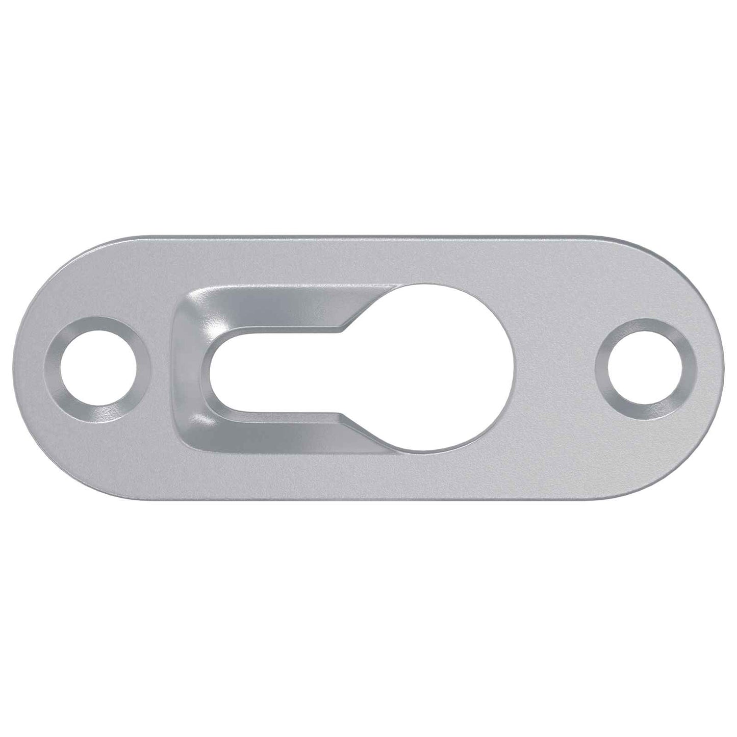 Nøglehul ophæng 2 pcs Sølv 45 x 16 x 3.5 mm Jern
