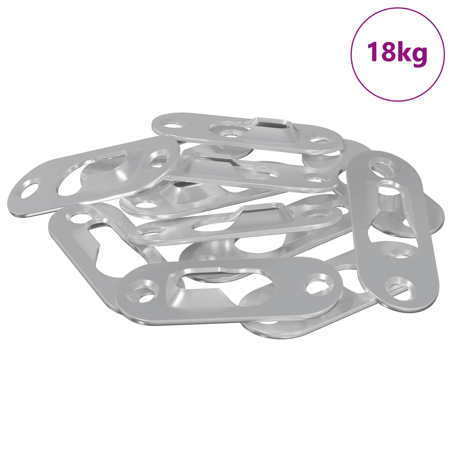Nøglehul ophæng 3673 pcs Sølv 45 x 16 x 3.5 mm Jern