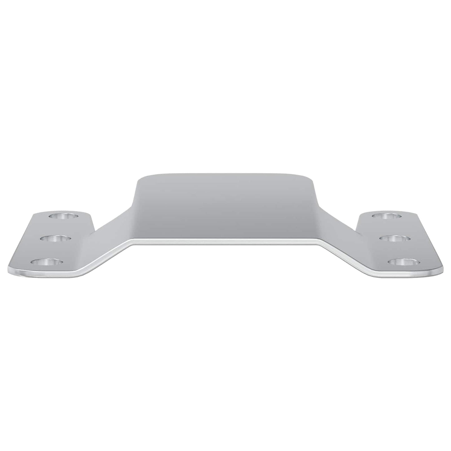 Flush Mount Beslag 2 pcs Sølv 75 x 66 x 1,4 mm Stål