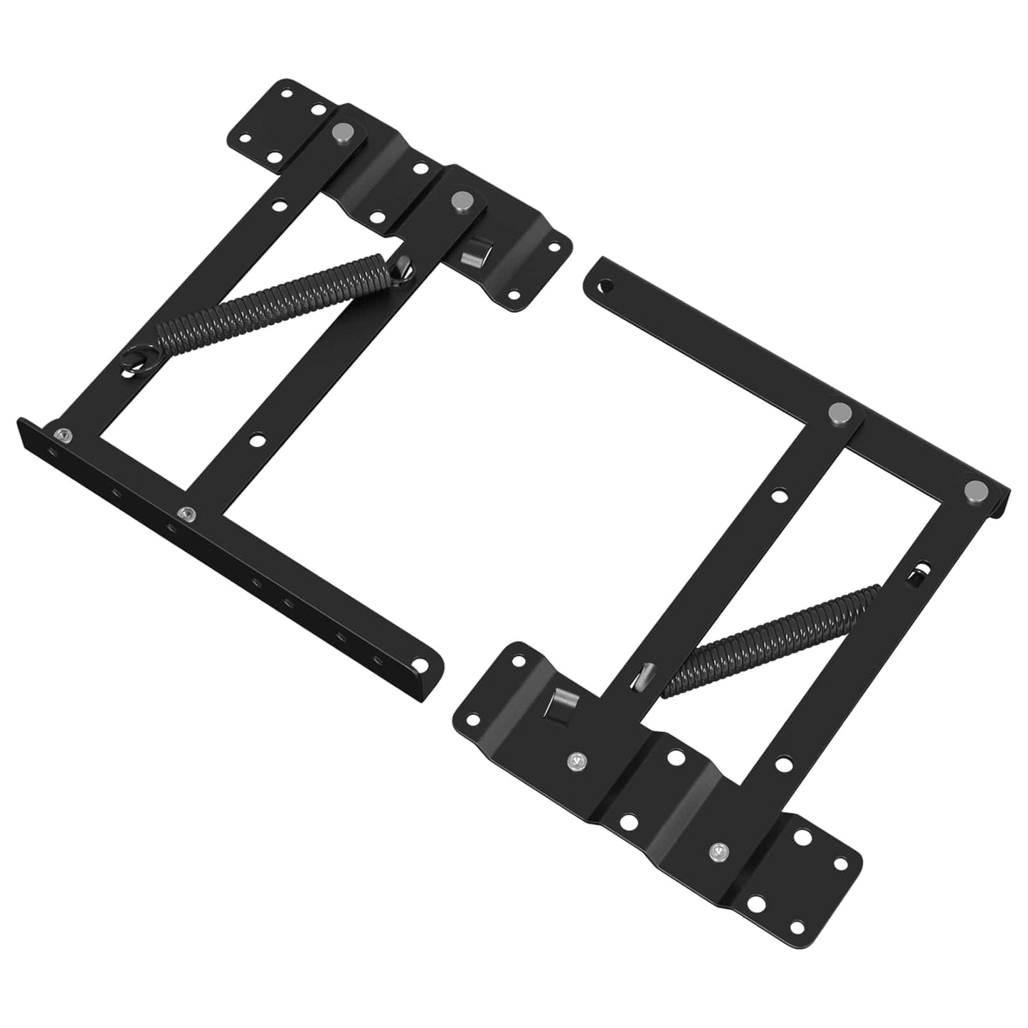 Sengehejs mekanisme 2 pcs Sort 340 x 95 x 40 mm Jern