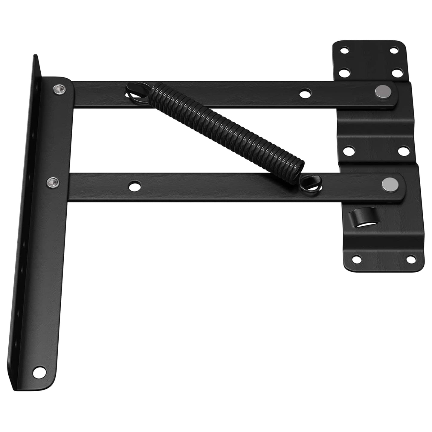 Sengehejs mekanisme 2 pcs Sort 340 x 95 x 40 mm Jern