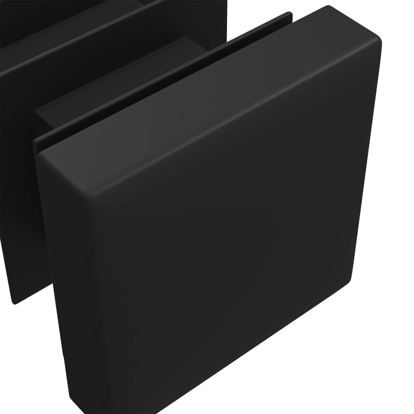Endekapsler 2 pcs Sort 15 x 15 x 15 mm PP