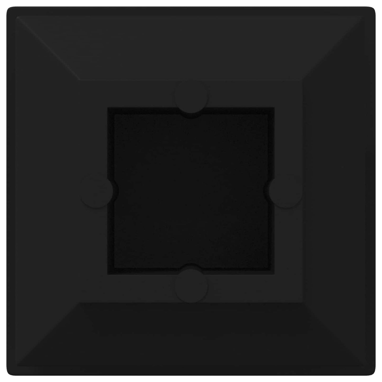 Endekapsler 2 pcs Sort 15 x 15 x 15 mm PP