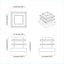 Endekapsler 2 pcs Sort 15 x 15 x 15 mm PP