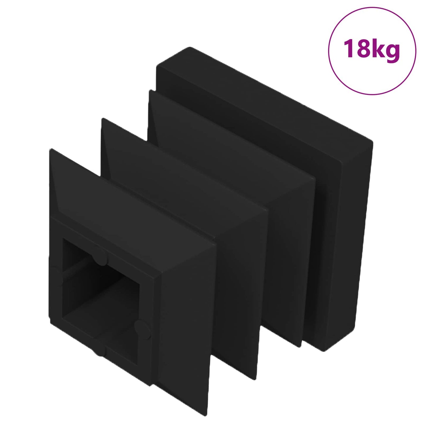 Endekapsler 10909 pcs Sort 15 x 15 x 15 mm PP