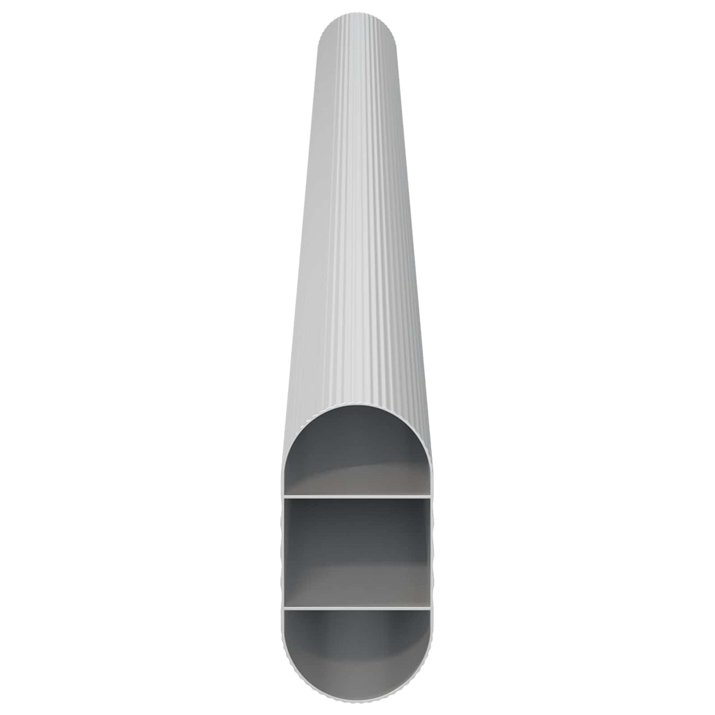 Skab Stang 12 pcs Sølv 264 x 15 x 29 mm Aluminiumlegering