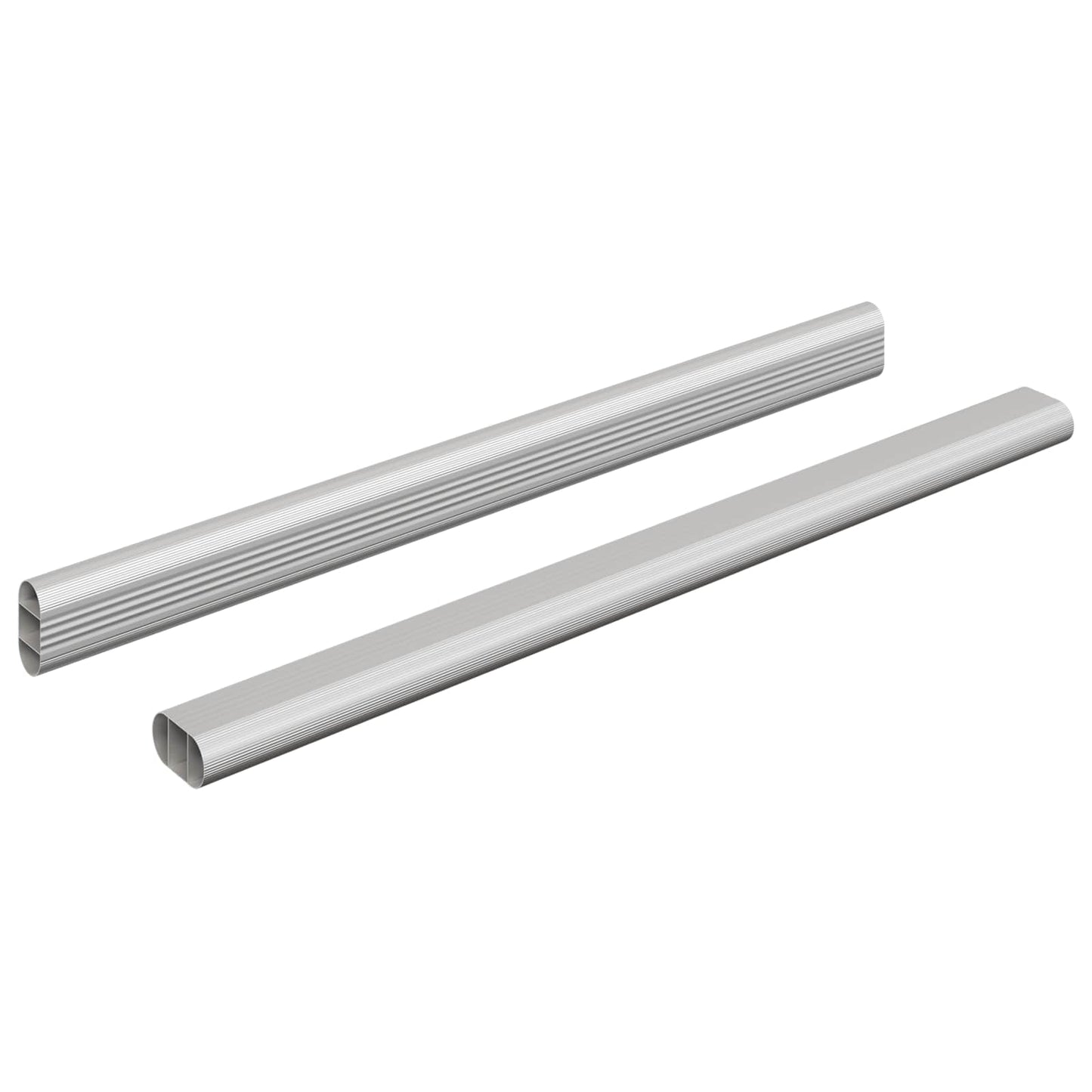 Skab Stang 2 pcs Sølv 372 x 15 x 29 mm Aluminiumlegering