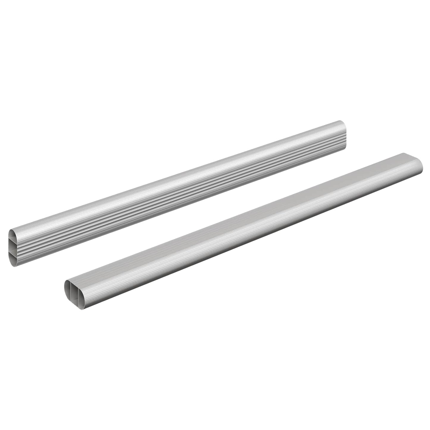 Skab Stang 2 pcs Sølv 464 x 15 x 29 mm Aluminiumlegering