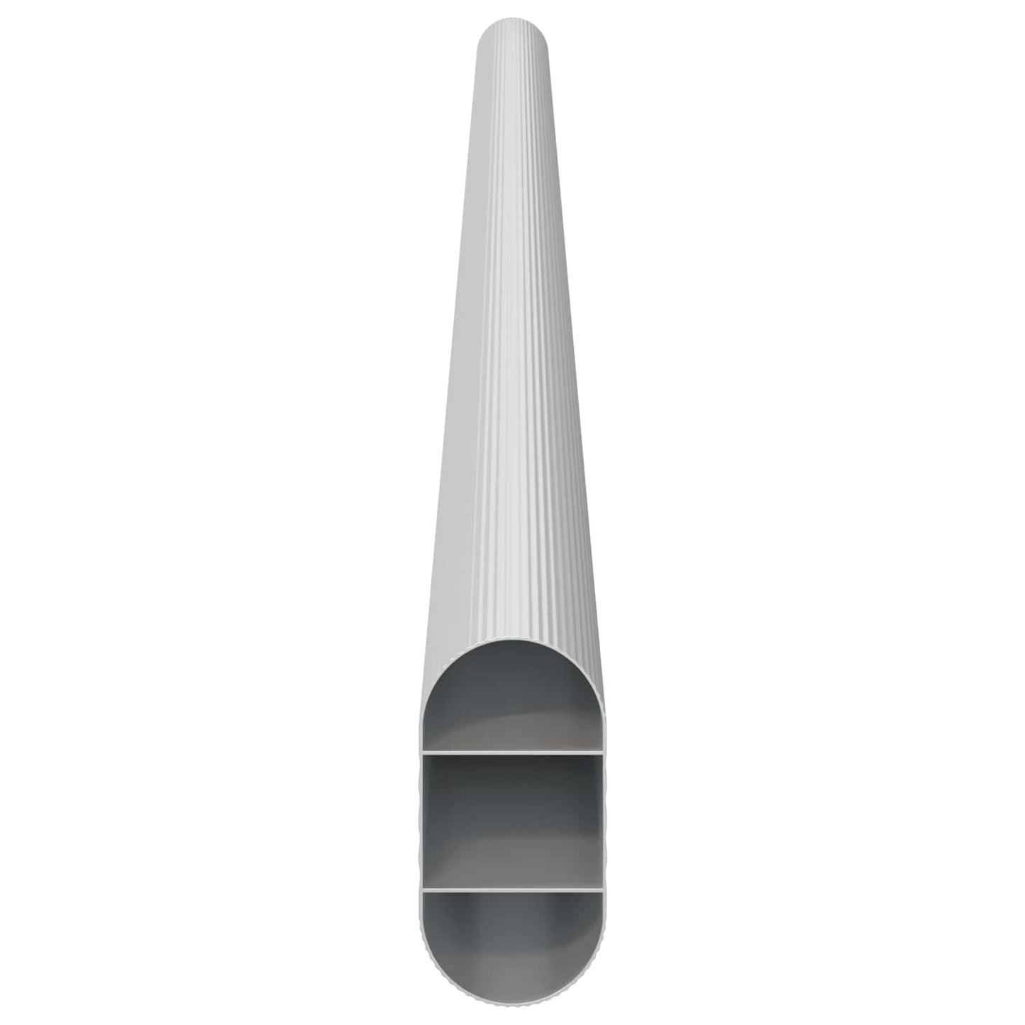 Skab Stang 12 pcs Sølv 464 x 15 x 29 mm Aluminiumlegering
