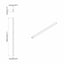 Skab Stang 12 pcs Sølv 664 x 15 x 29 mm Aluminiumlegering