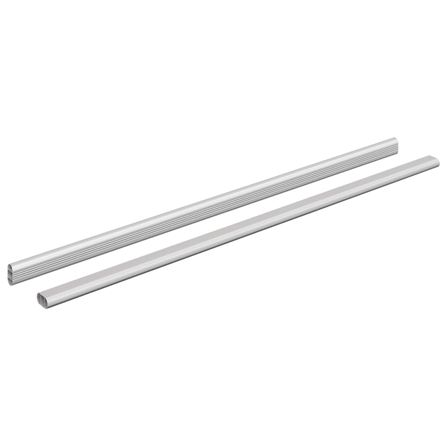 Skab Stang 2 pcs Sølv 764 x 15 x 29 mm Aluminiumlegering