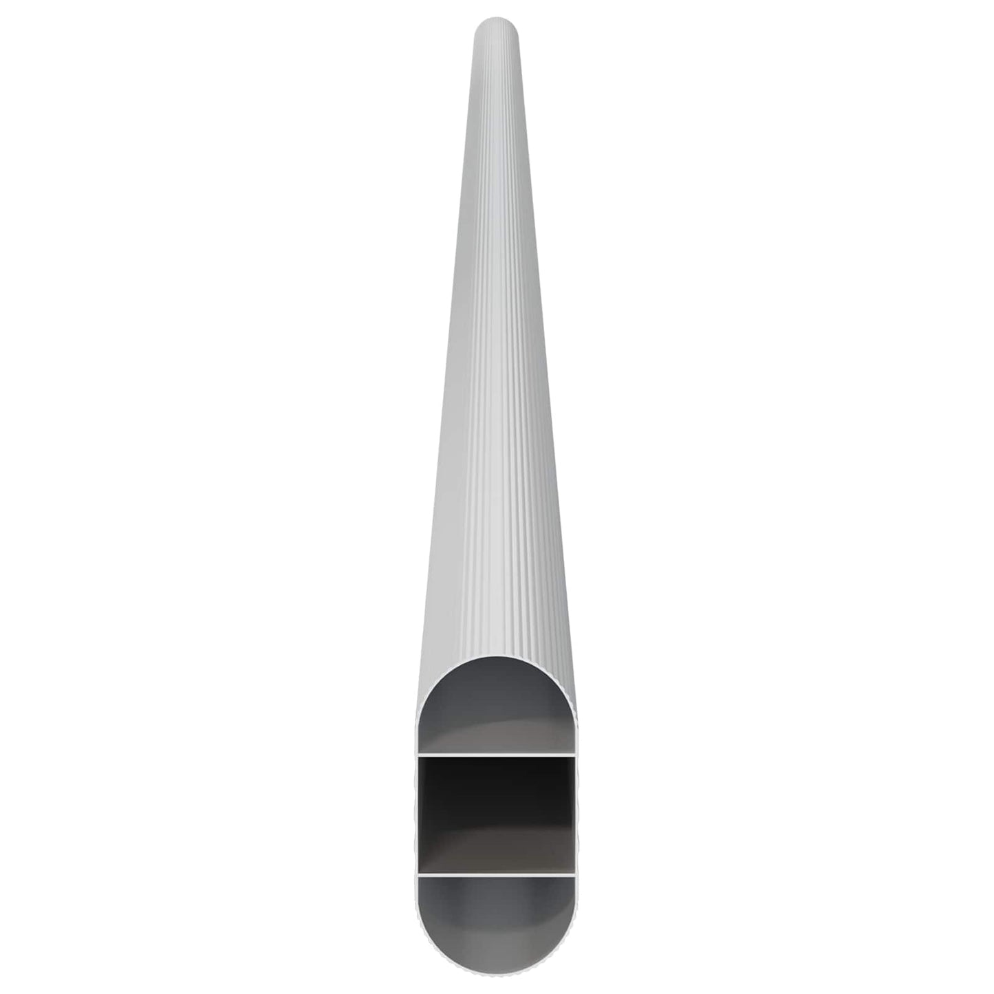 Skab Stang 2 pcs Sølv 764 x 15 x 29 mm Aluminiumlegering