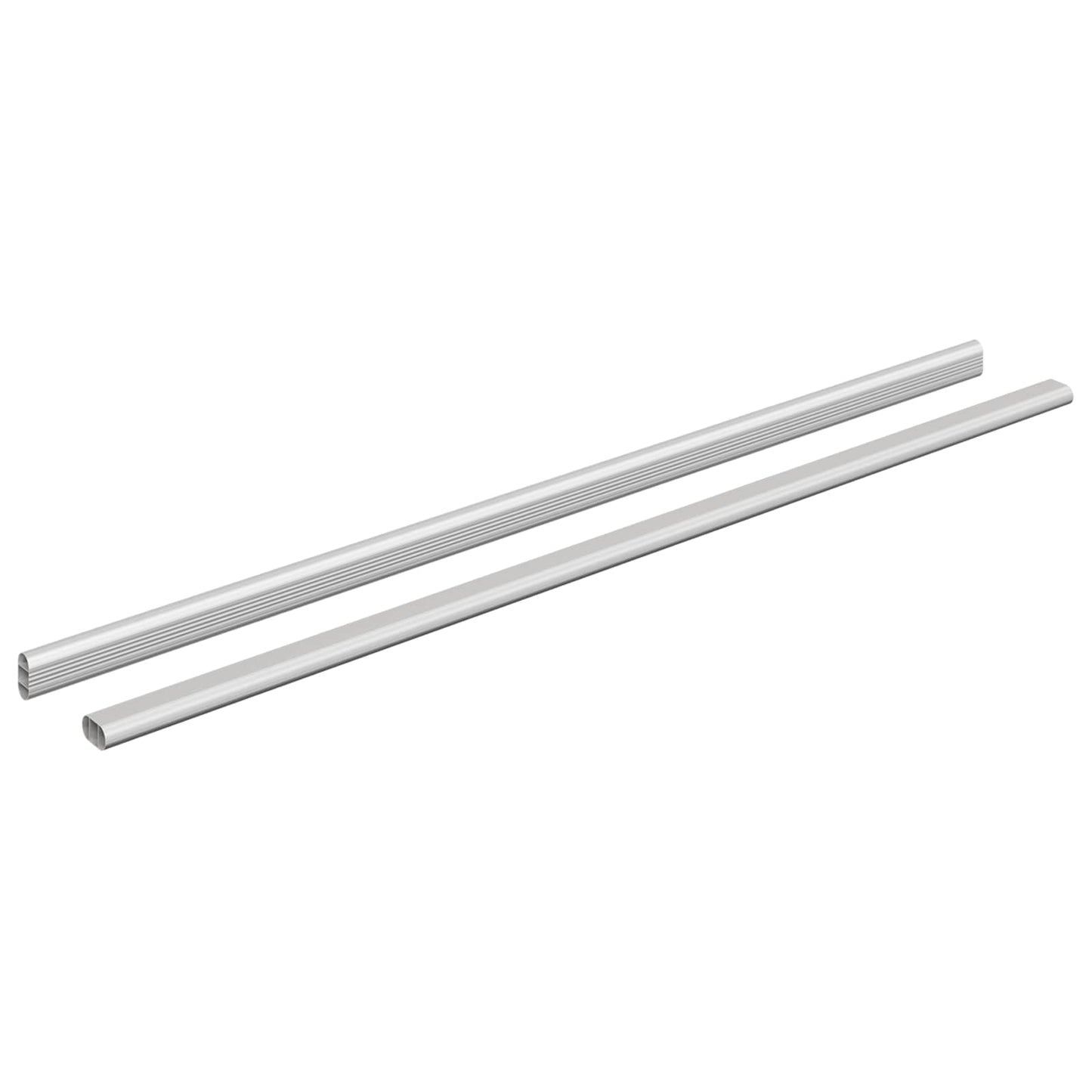 Skab Stang 2 pcs Sølv 864 x 15 x 29 mm Aluminiumlegering