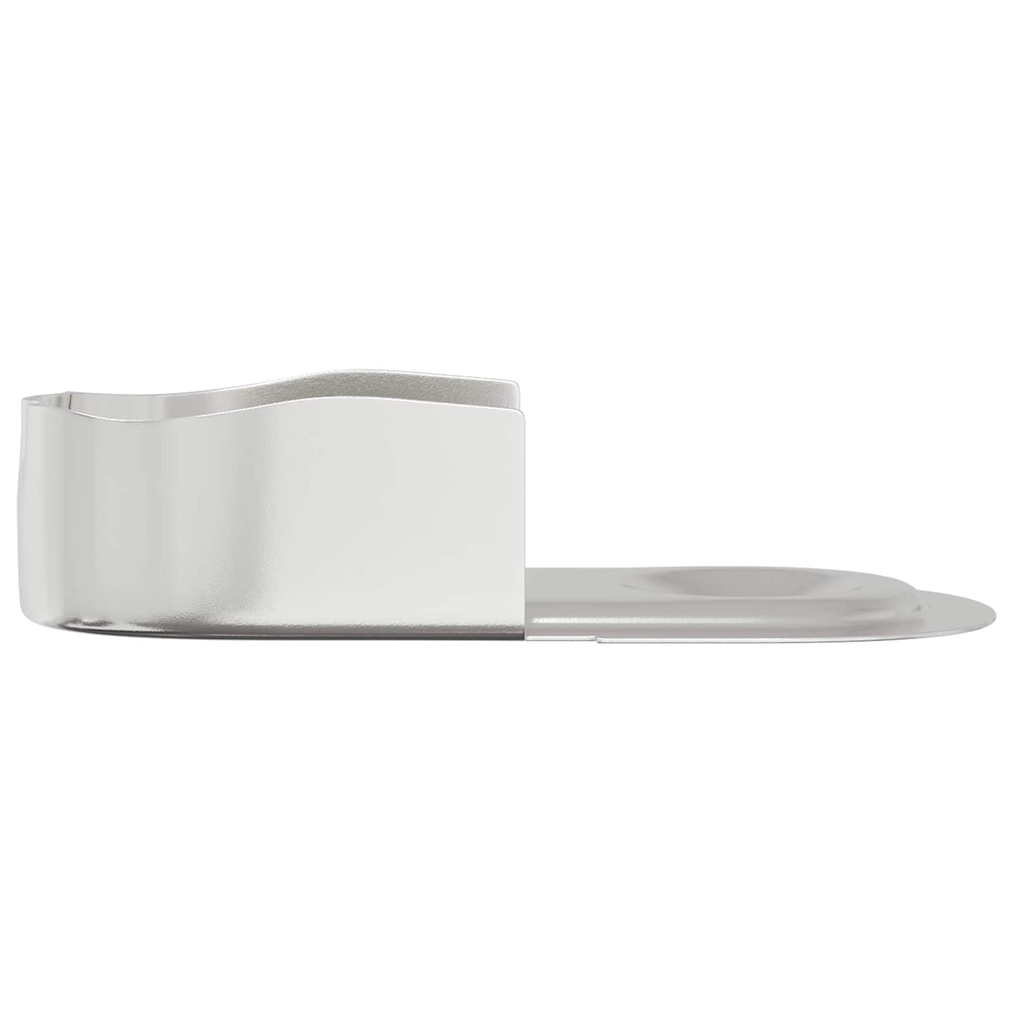 Krog til skabstang 12 pcs Hvid Zink 40 x 18 x 10 mm Jern