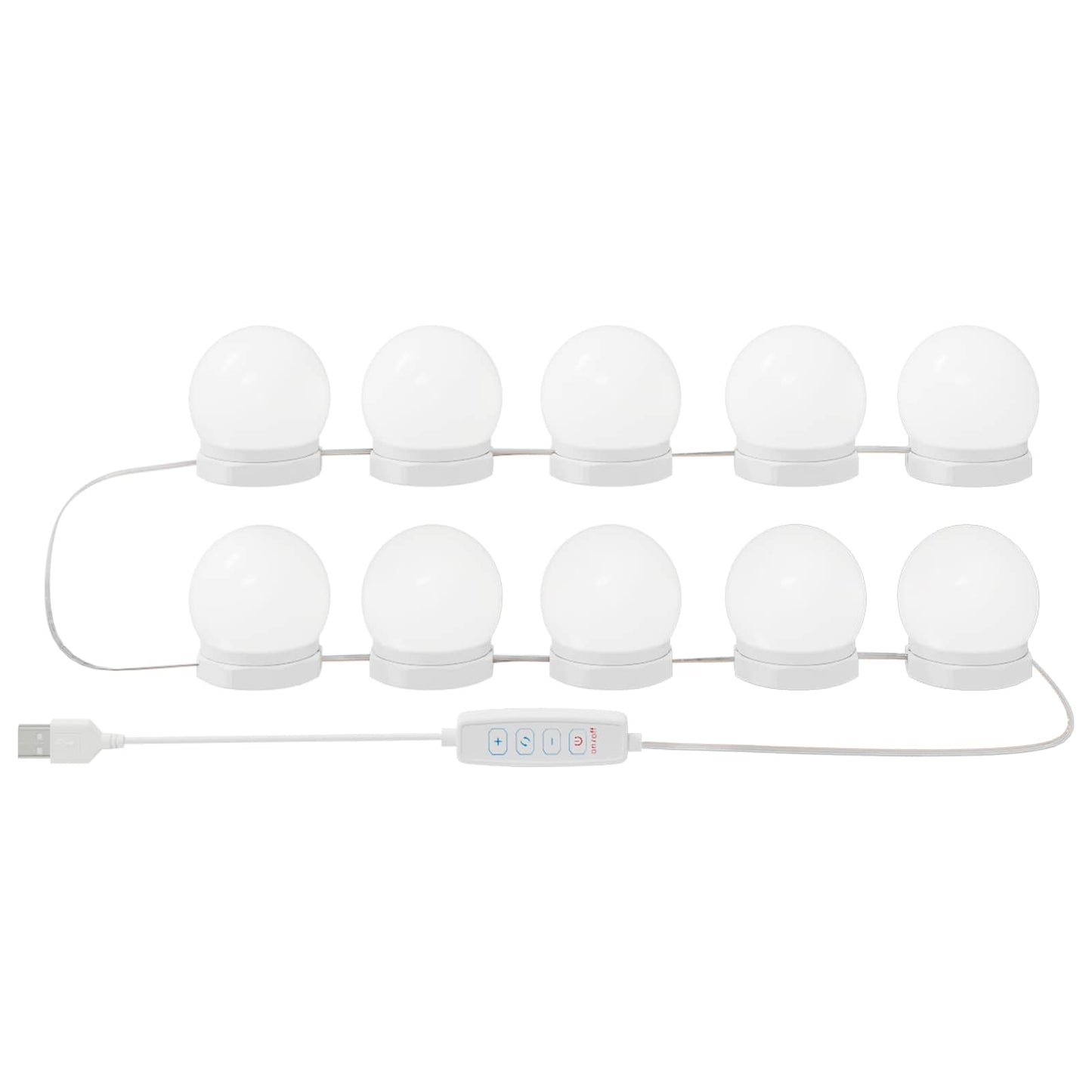 Spejl Lygter 12 pcs Hvid 4.5 x 4.5 x 4.8 cm Plastik