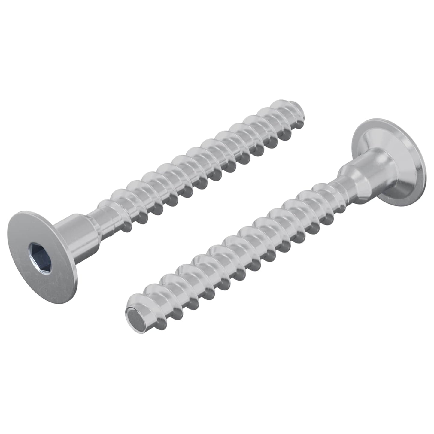 Skrue 2 pcs Zinkbelagt 5 x 40 mm Jern